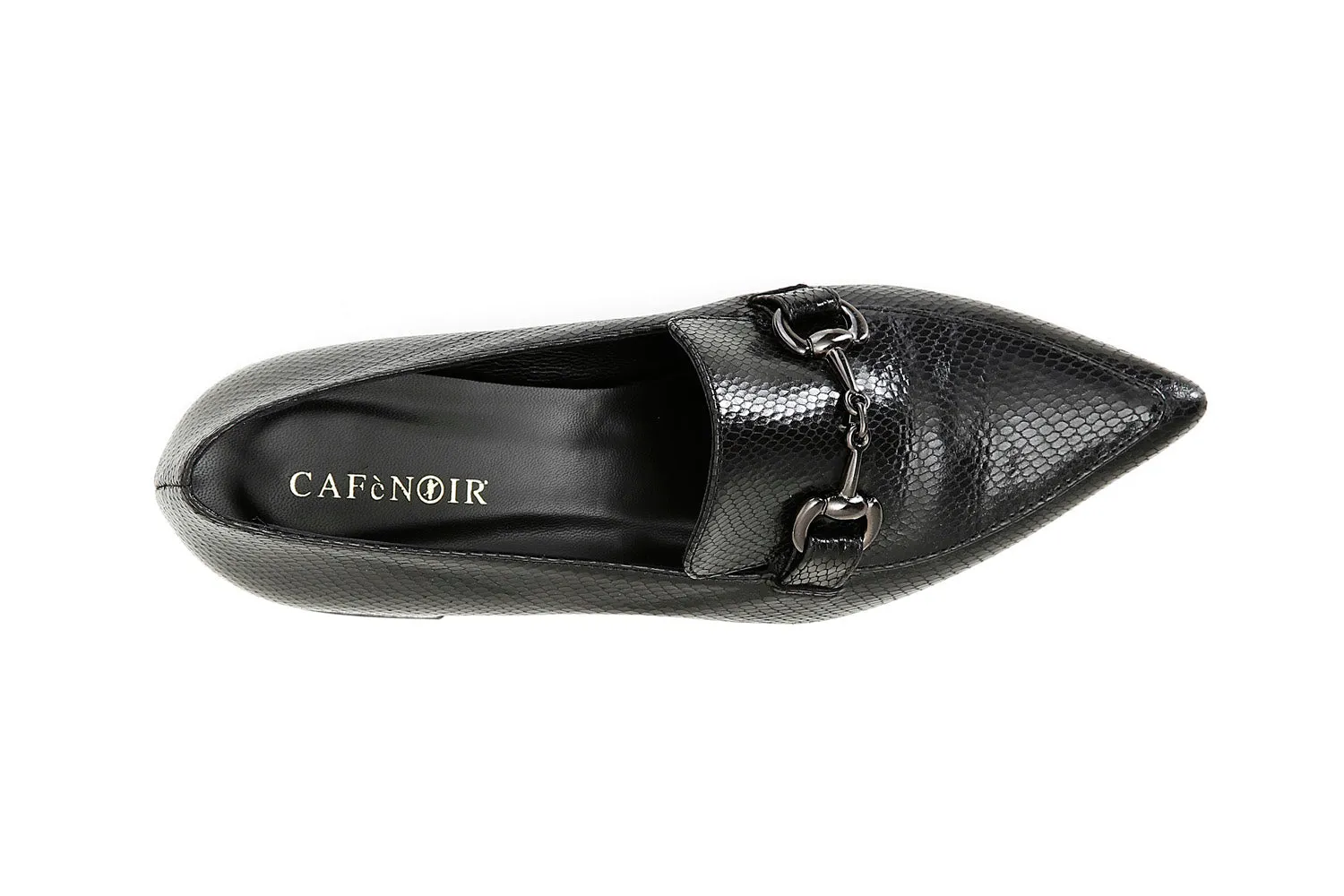 CafèNoir mocassino tacco basso stampa tejus